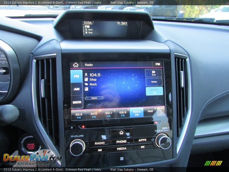 2019 Subaru Impreza 2.0i Limited 4-Door Crimson Red Pearl / Ivory Photo #26