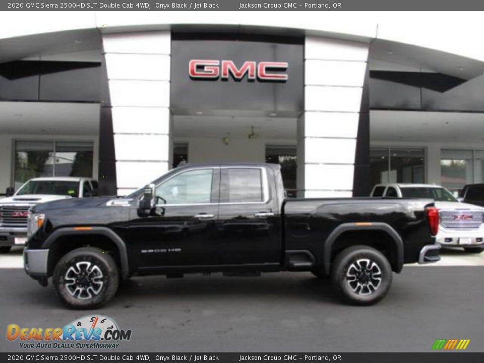 Onyx Black 2020 GMC Sierra 2500HD SLT Double Cab 4WD Photo #2