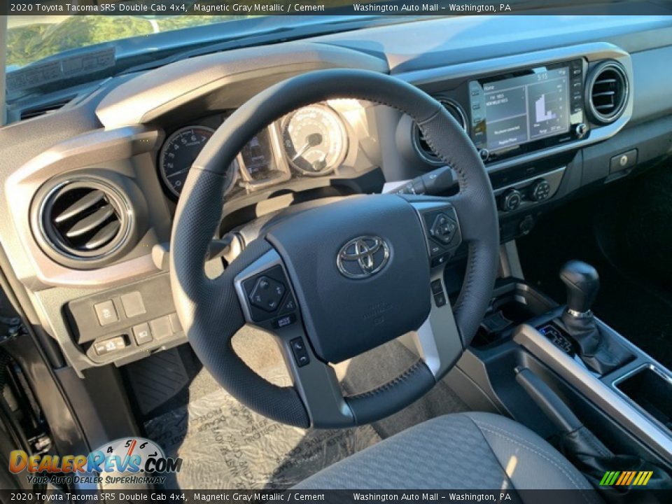 2020 Toyota Tacoma SR5 Double Cab 4x4 Magnetic Gray Metallic / Cement Photo #5