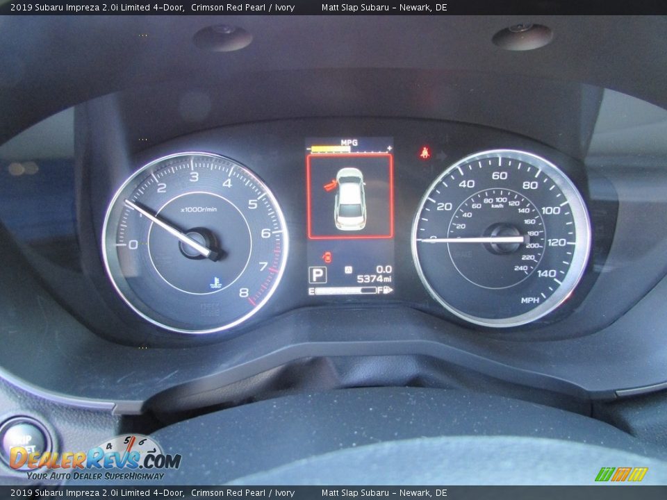 2019 Subaru Impreza 2.0i Limited 4-Door Gauges Photo #28