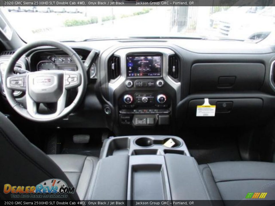 Dashboard of 2020 GMC Sierra 2500HD SLT Double Cab 4WD Photo #4