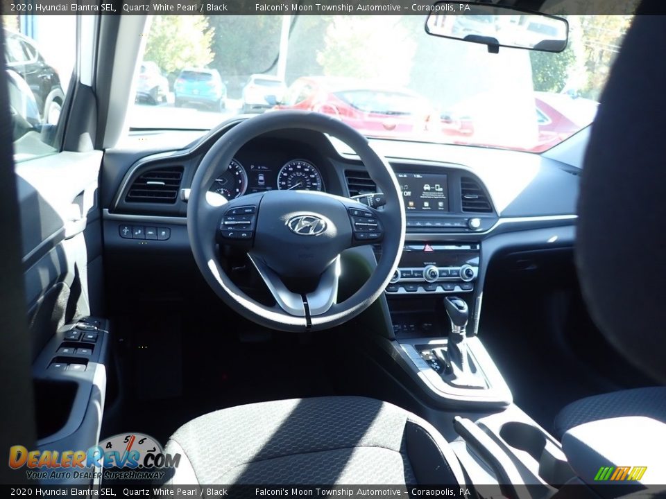 2020 Hyundai Elantra SEL Quartz White Pearl / Black Photo #9