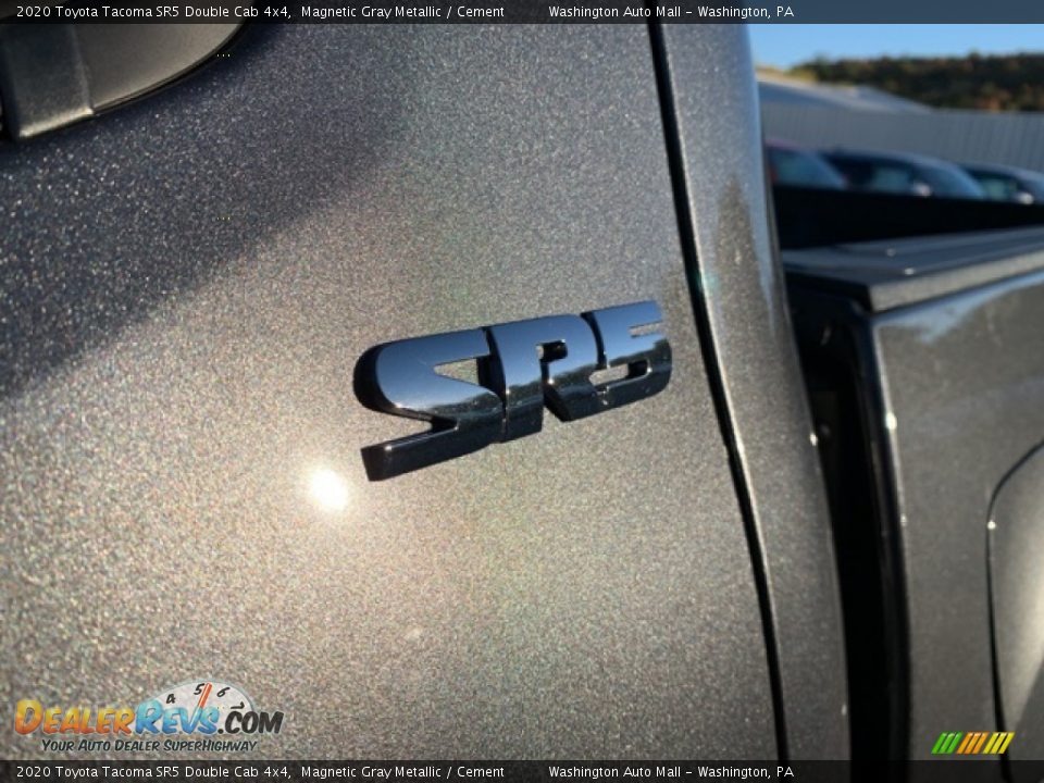 2020 Toyota Tacoma SR5 Double Cab 4x4 Magnetic Gray Metallic / Cement Photo #7