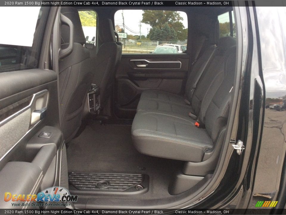 2020 Ram 1500 Big Horn Night Edition Crew Cab 4x4 Diamond Black Crystal Pearl / Black Photo #17