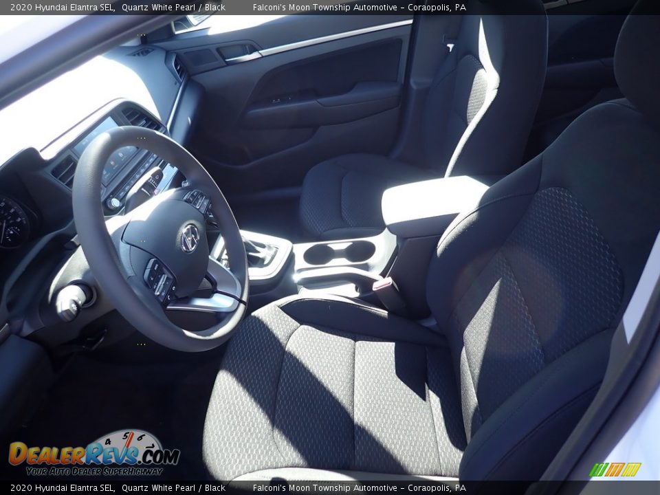 2020 Hyundai Elantra SEL Quartz White Pearl / Black Photo #11
