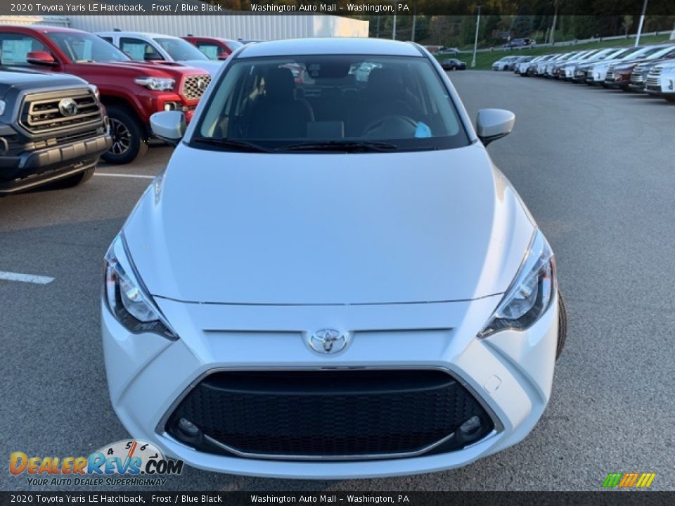 2020 Toyota Yaris LE Hatchback Frost / Blue Black Photo #2