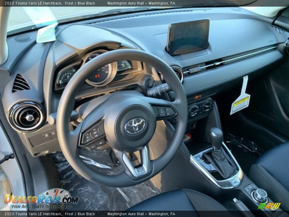 2020 Toyota Yaris LE Hatchback Frost / Blue Black Photo #4