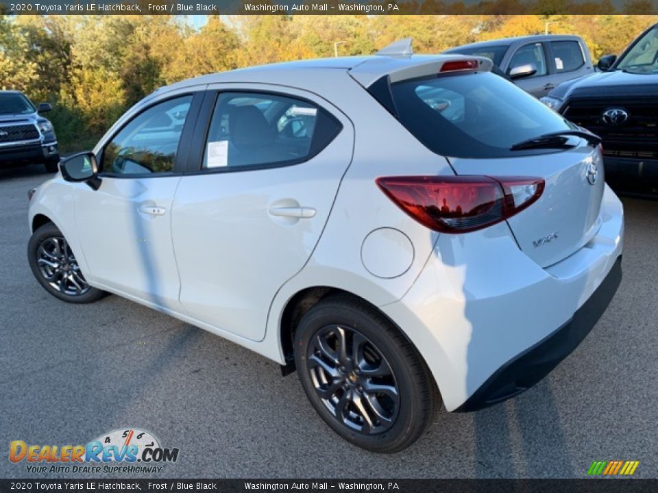 2020 Toyota Yaris LE Hatchback Frost / Blue Black Photo #8