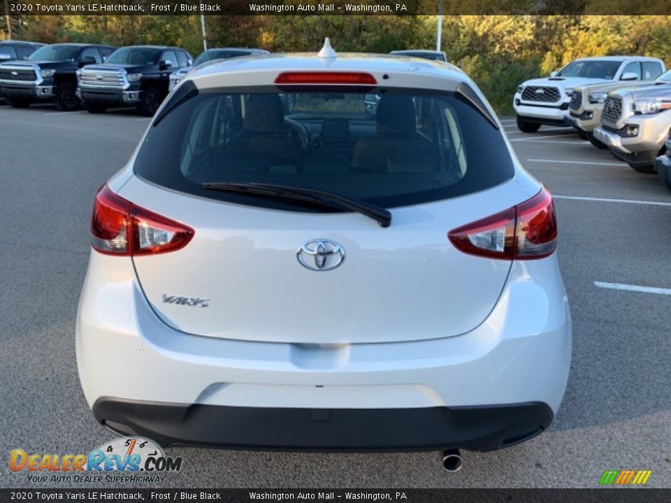 2020 Toyota Yaris LE Hatchback Frost / Blue Black Photo #9