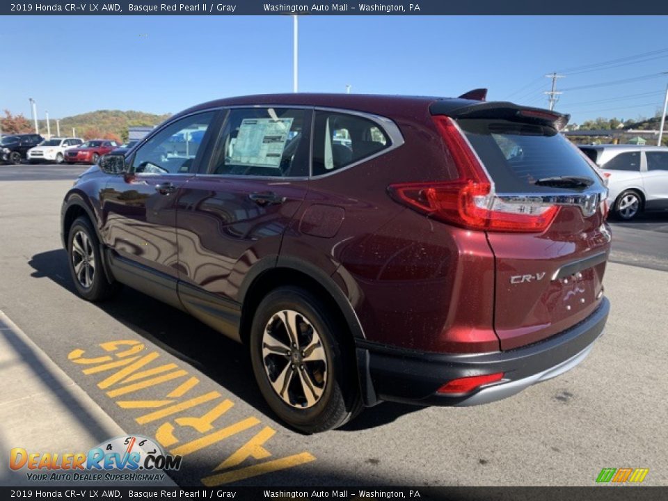 2019 Honda CR-V LX AWD Basque Red Pearl II / Gray Photo #5