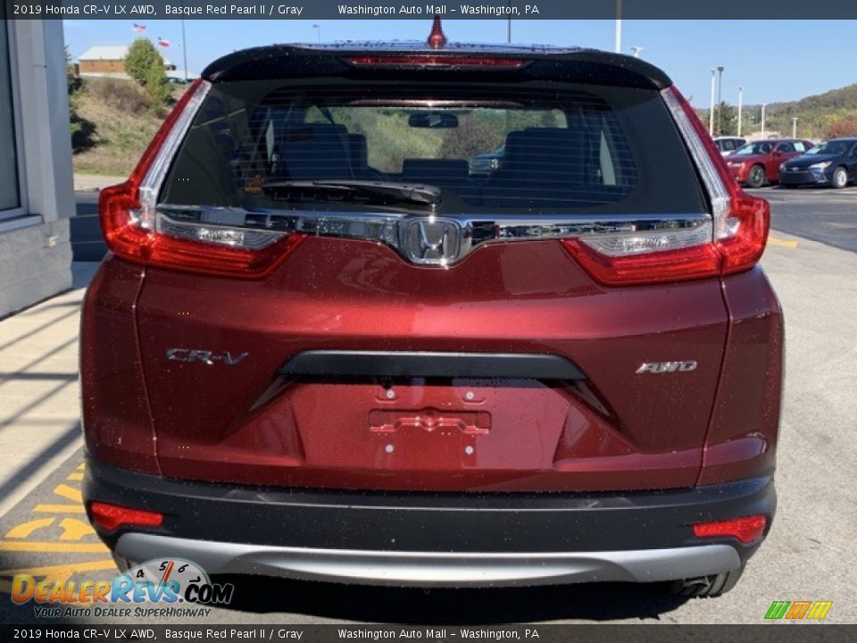 2019 Honda CR-V LX AWD Basque Red Pearl II / Gray Photo #6