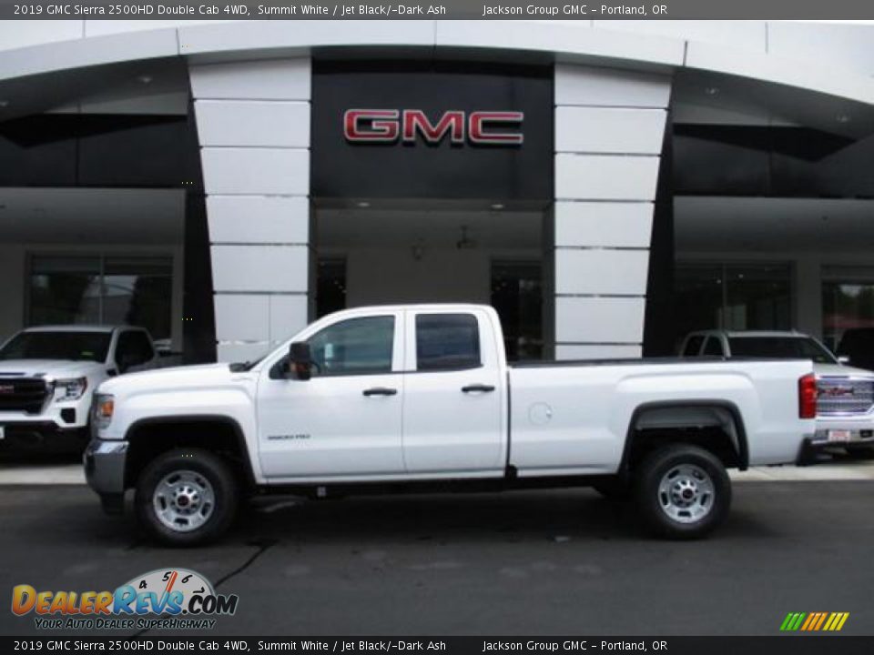 2019 GMC Sierra 2500HD Double Cab 4WD Summit White / Jet Black/­Dark Ash Photo #2