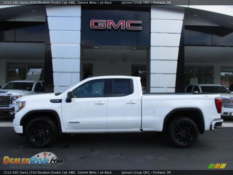 2019 GMC Sierra 1500 Elevation Double Cab 4WD Summit White / Jet Black Photo #2