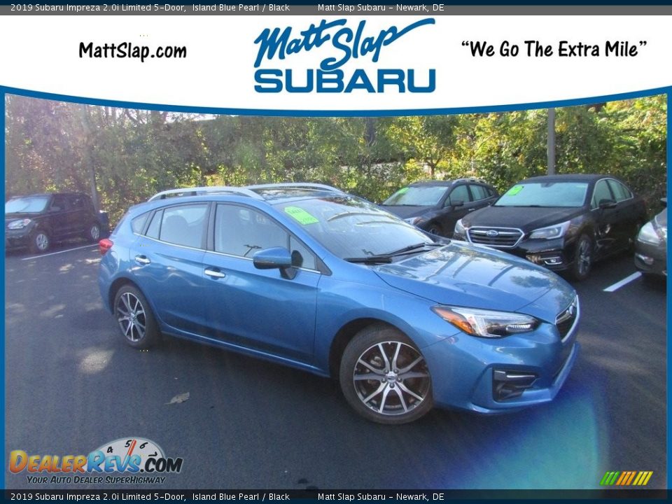 2019 Subaru Impreza 2.0i Limited 5-Door Island Blue Pearl / Black Photo #1