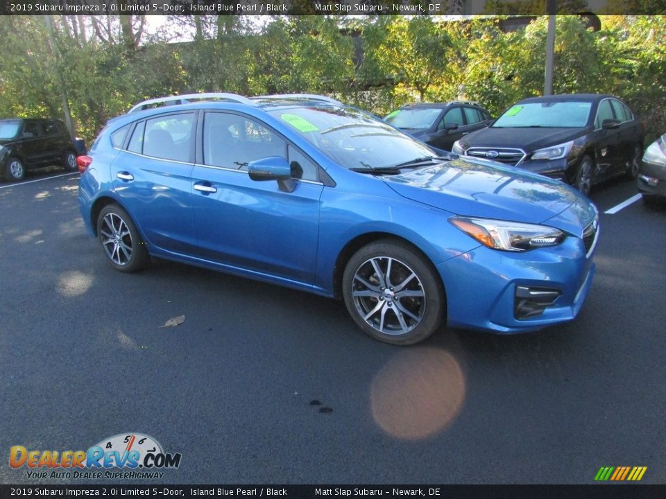 2019 Subaru Impreza 2.0i Limited 5-Door Island Blue Pearl / Black Photo #4