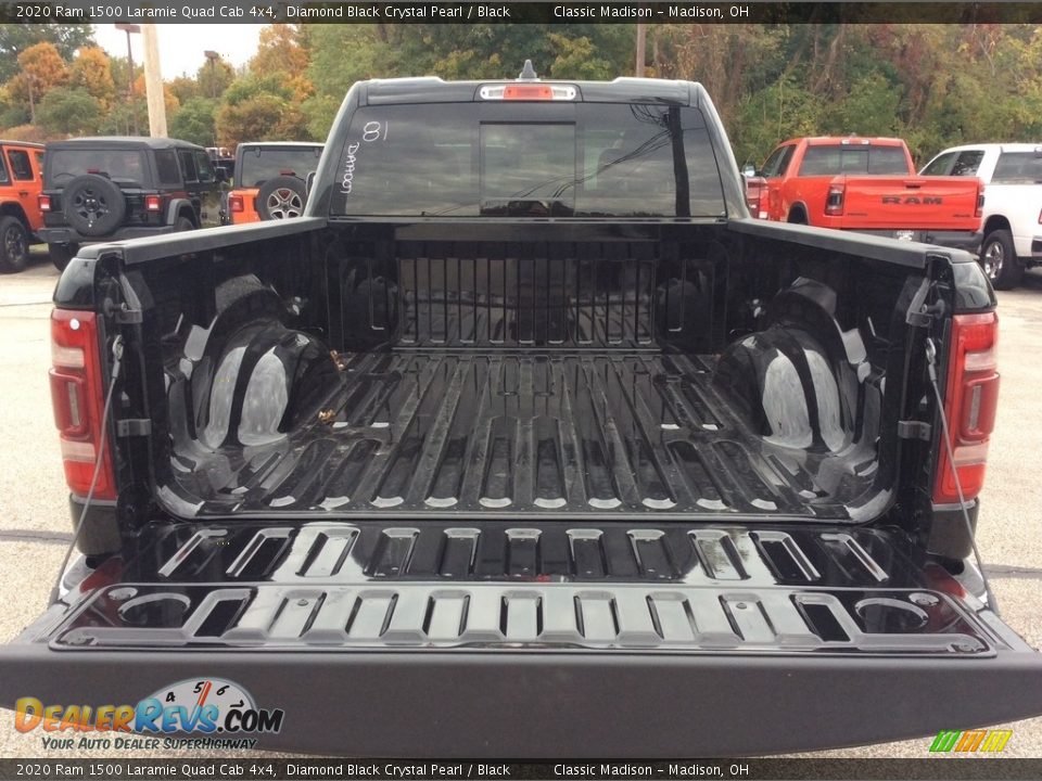2020 Ram 1500 Laramie Quad Cab 4x4 Diamond Black Crystal Pearl / Black Photo #9