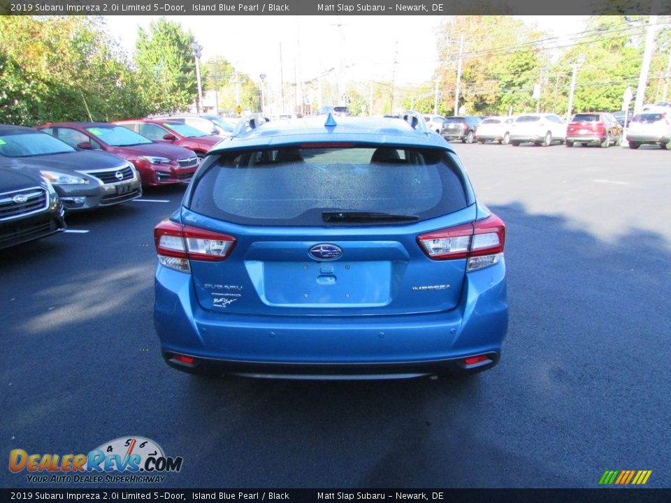 2019 Subaru Impreza 2.0i Limited 5-Door Island Blue Pearl / Black Photo #7