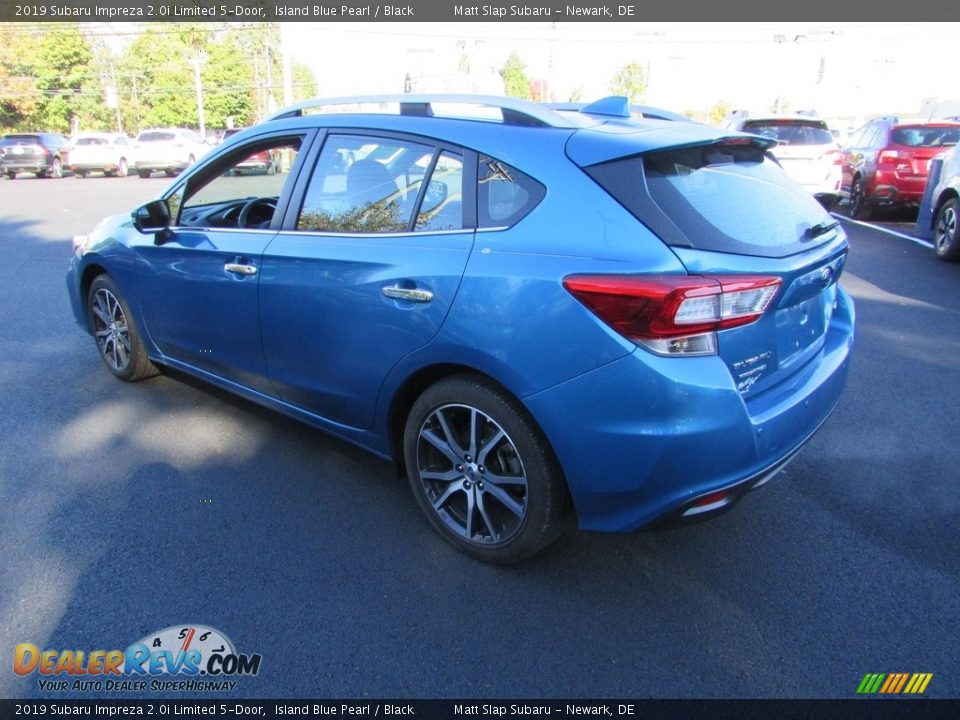 2019 Subaru Impreza 2.0i Limited 5-Door Island Blue Pearl / Black Photo #8