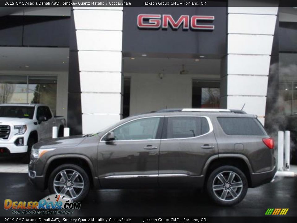 2019 GMC Acadia Denali AWD Smokey Quartz Metallic / Cocoa/Shale Photo #2