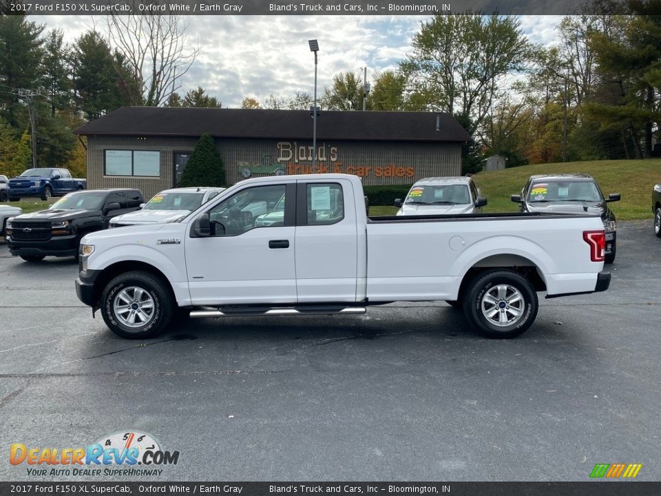 2017 Ford F150 XL SuperCab Oxford White / Earth Gray Photo #1