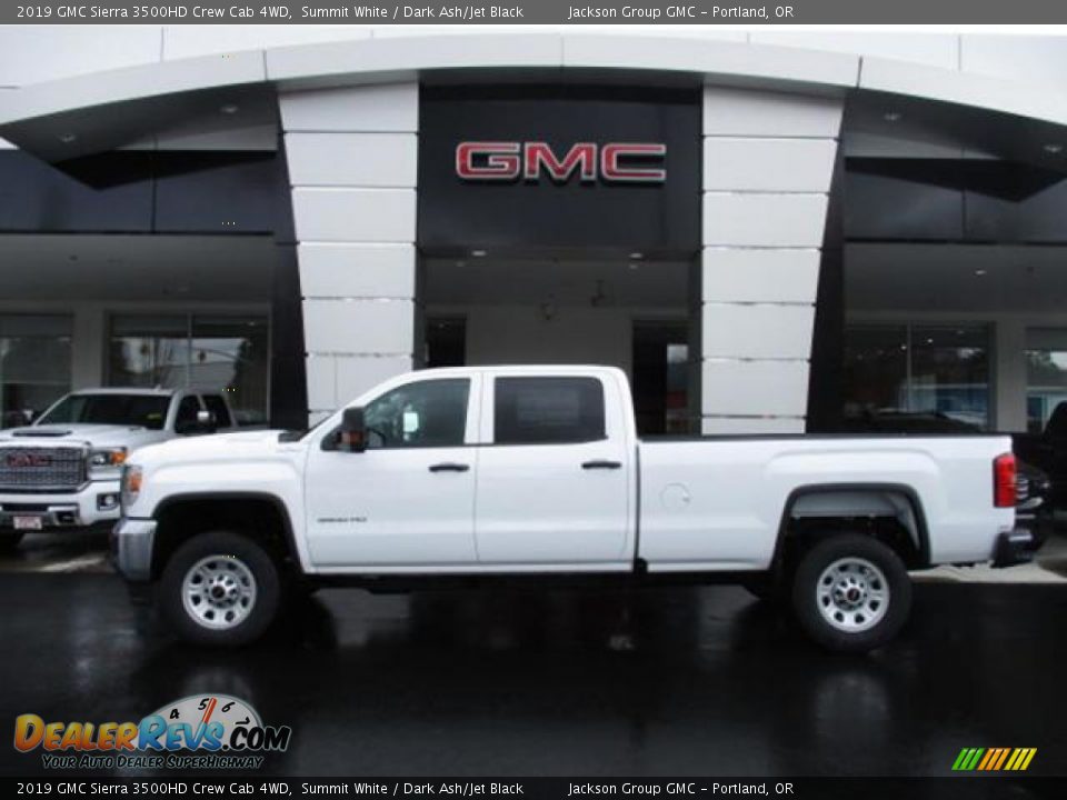 2019 GMC Sierra 3500HD Crew Cab 4WD Summit White / Dark Ash/Jet Black Photo #2