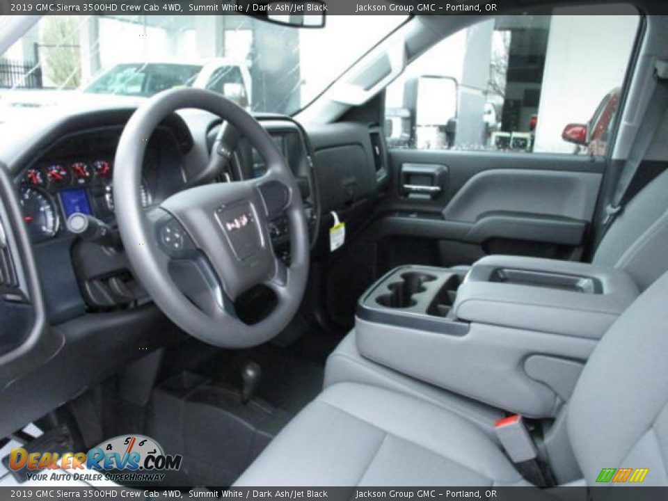 2019 GMC Sierra 3500HD Crew Cab 4WD Summit White / Dark Ash/Jet Black Photo #3