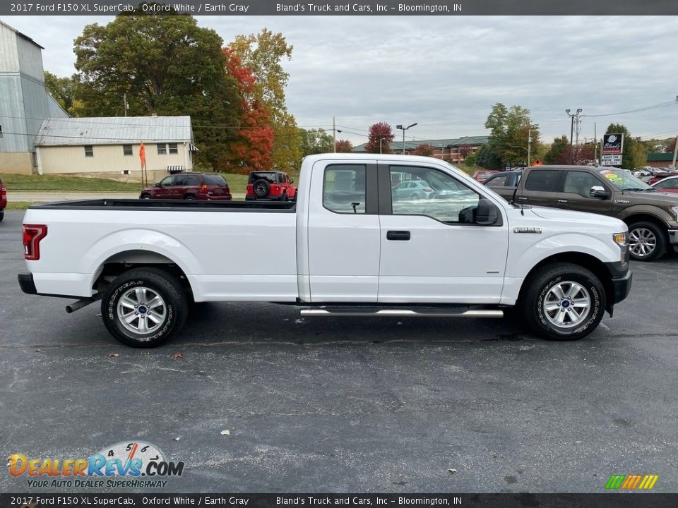 2017 Ford F150 XL SuperCab Oxford White / Earth Gray Photo #5