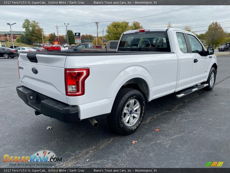 2017 Ford F150 XL SuperCab Oxford White / Earth Gray Photo #6