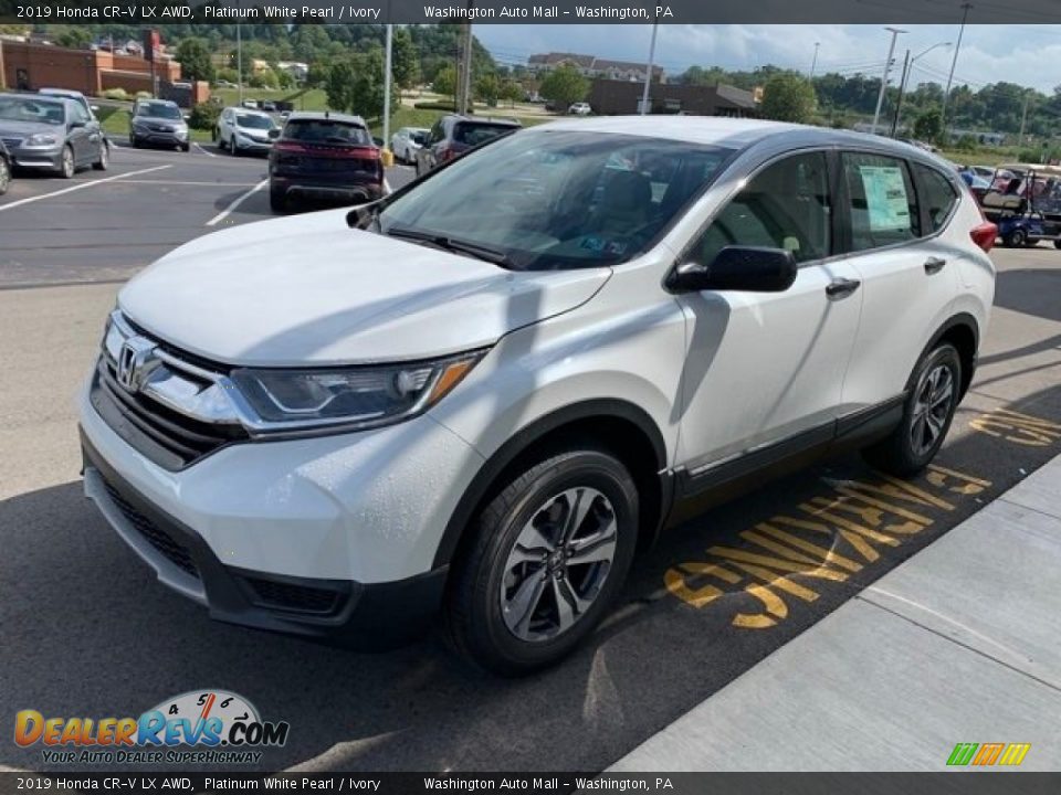 2019 Honda CR-V LX AWD Platinum White Pearl / Ivory Photo #4