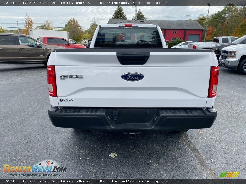 2017 Ford F150 XL SuperCab Oxford White / Earth Gray Photo #7