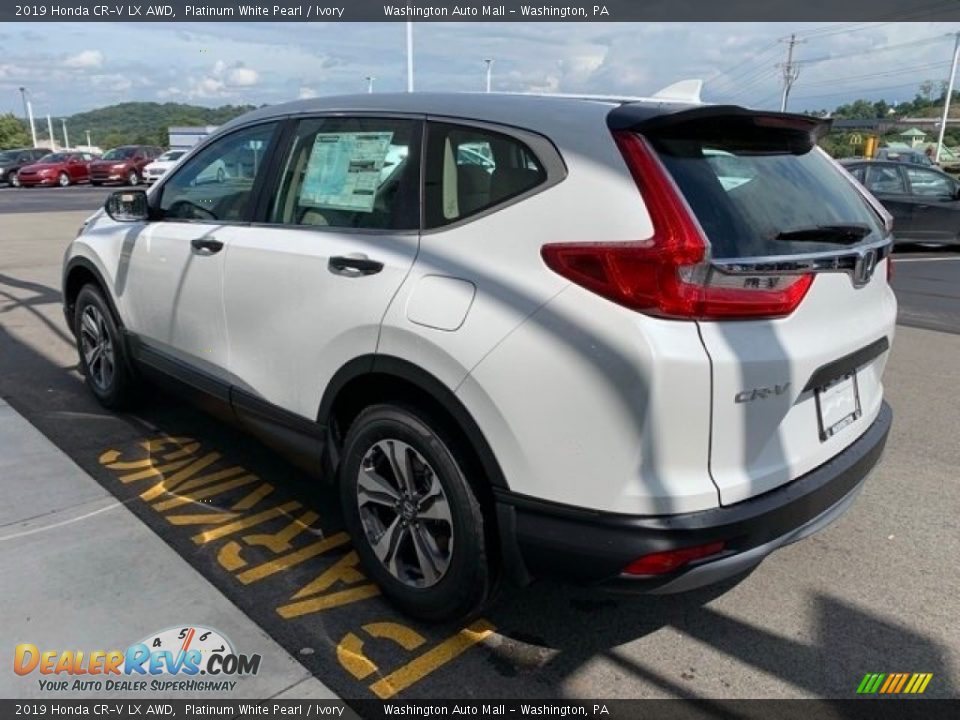 2019 Honda CR-V LX AWD Platinum White Pearl / Ivory Photo #5