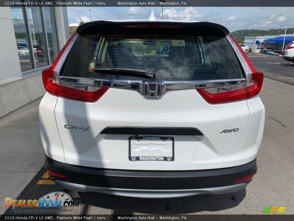 2019 Honda CR-V LX AWD Platinum White Pearl / Ivory Photo #6