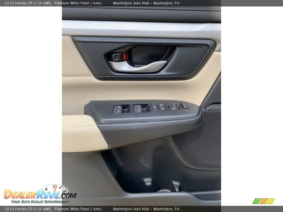 2019 Honda CR-V LX AWD Platinum White Pearl / Ivory Photo #11
