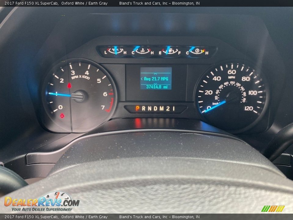 2017 Ford F150 XL SuperCab Oxford White / Earth Gray Photo #14
