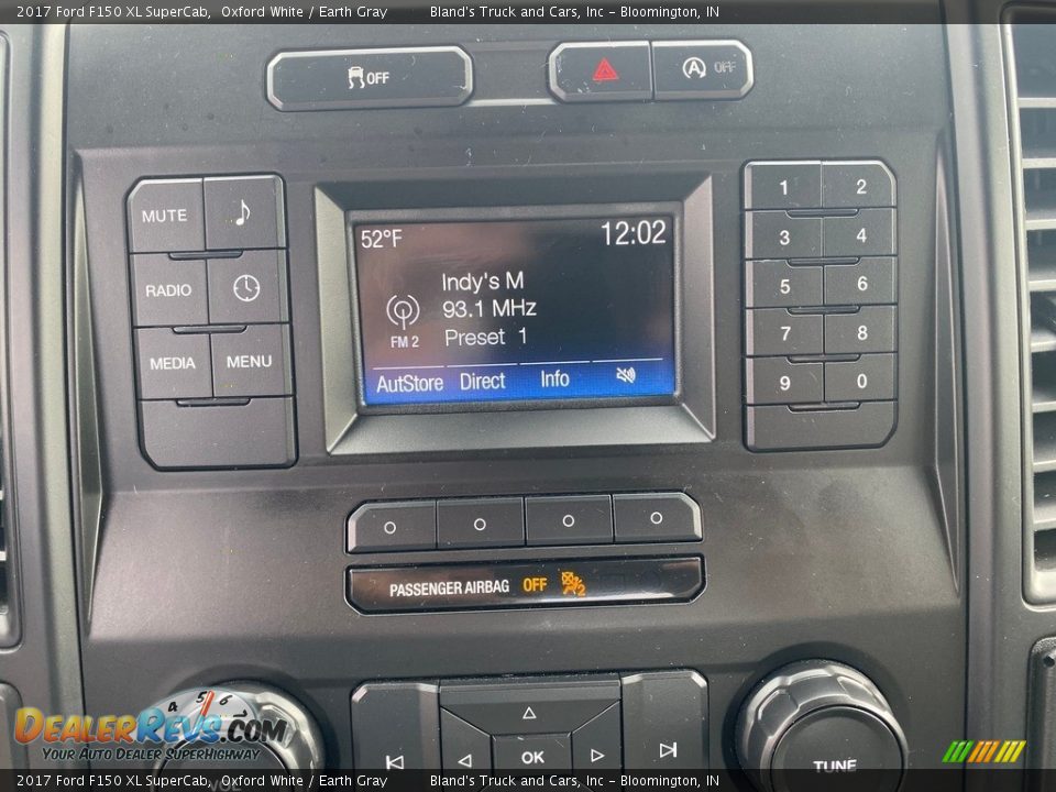 2017 Ford F150 XL SuperCab Oxford White / Earth Gray Photo #20