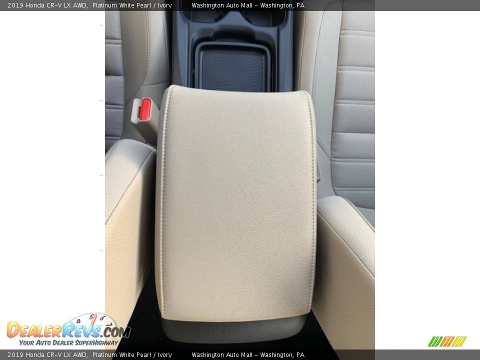 2019 Honda CR-V LX AWD Platinum White Pearl / Ivory Photo #34