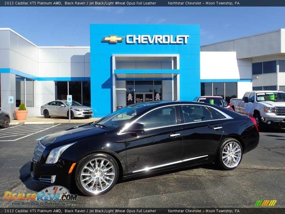 2013 Cadillac XTS Platinum AWD Black Raven / Jet Black/Light Wheat Opus Full Leather Photo #1