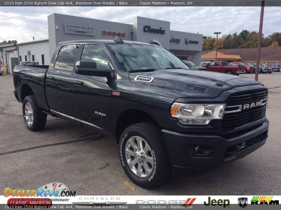 2019 Ram 2500 Bighorn Crew Cab 4x4 Maximum Steel Metallic / Black Photo #1
