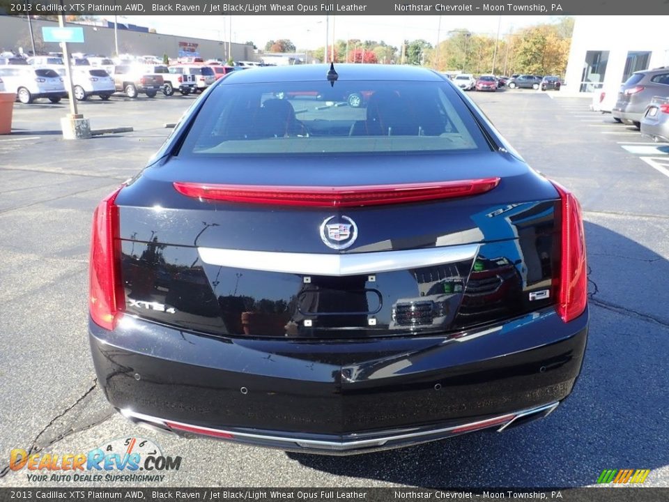 2013 Cadillac XTS Platinum AWD Black Raven / Jet Black/Light Wheat Opus Full Leather Photo #6