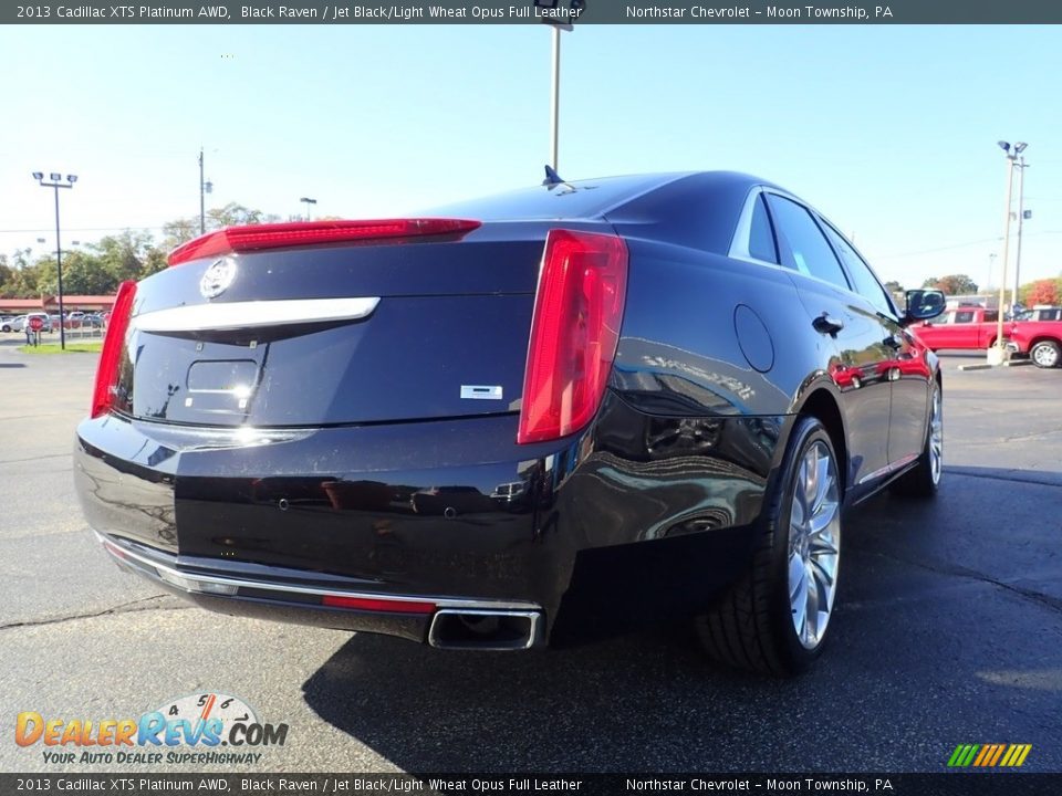 2013 Cadillac XTS Platinum AWD Black Raven / Jet Black/Light Wheat Opus Full Leather Photo #8