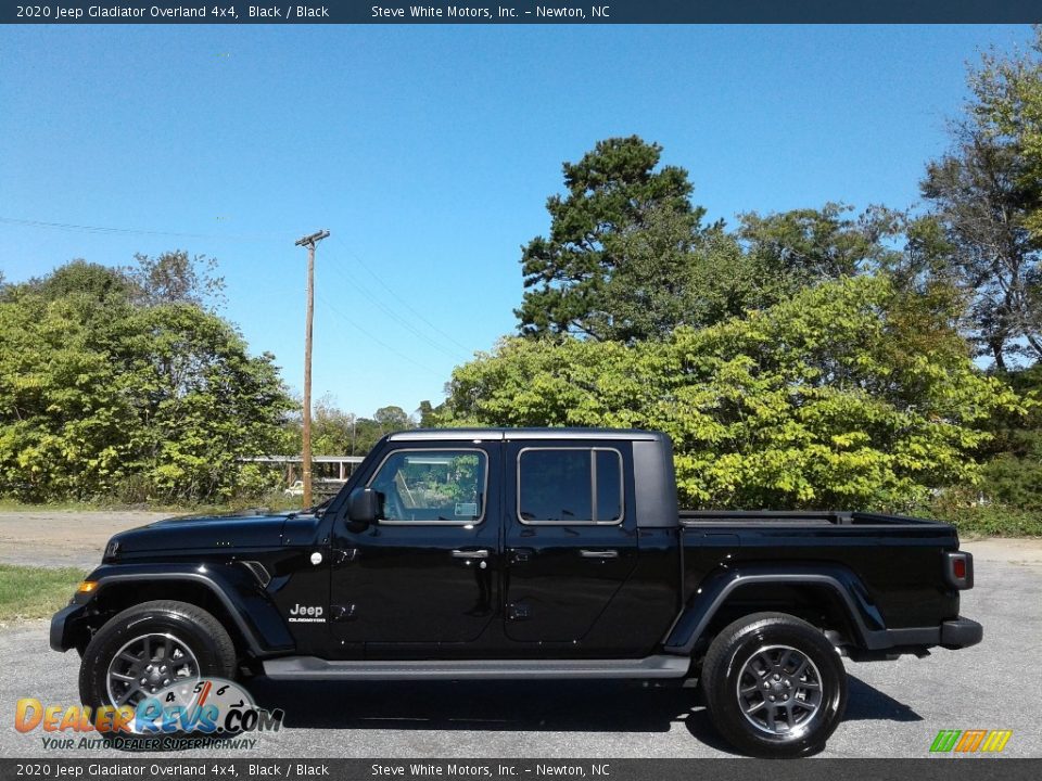 2020 Jeep Gladiator Overland 4x4 Black / Black Photo #1