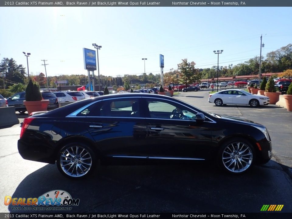 2013 Cadillac XTS Platinum AWD Black Raven / Jet Black/Light Wheat Opus Full Leather Photo #10