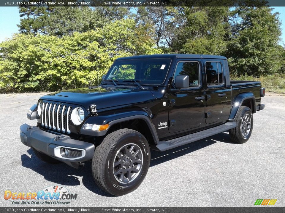 2020 Jeep Gladiator Overland 4x4 Black / Black Photo #2