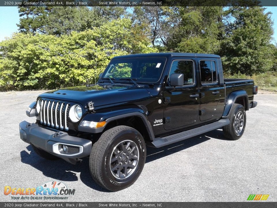 2020 Jeep Gladiator Overland 4x4 Black / Black Photo #2