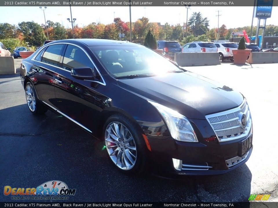 2013 Cadillac XTS Platinum AWD Black Raven / Jet Black/Light Wheat Opus Full Leather Photo #11