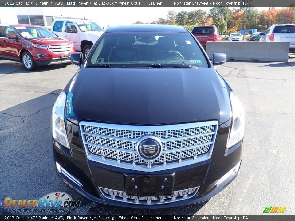 2013 Cadillac XTS Platinum AWD Black Raven / Jet Black/Light Wheat Opus Full Leather Photo #12