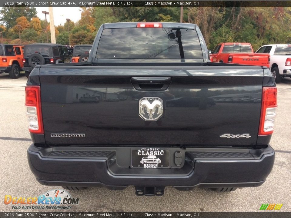 2019 Ram 2500 Bighorn Crew Cab 4x4 Maximum Steel Metallic / Black Photo #8