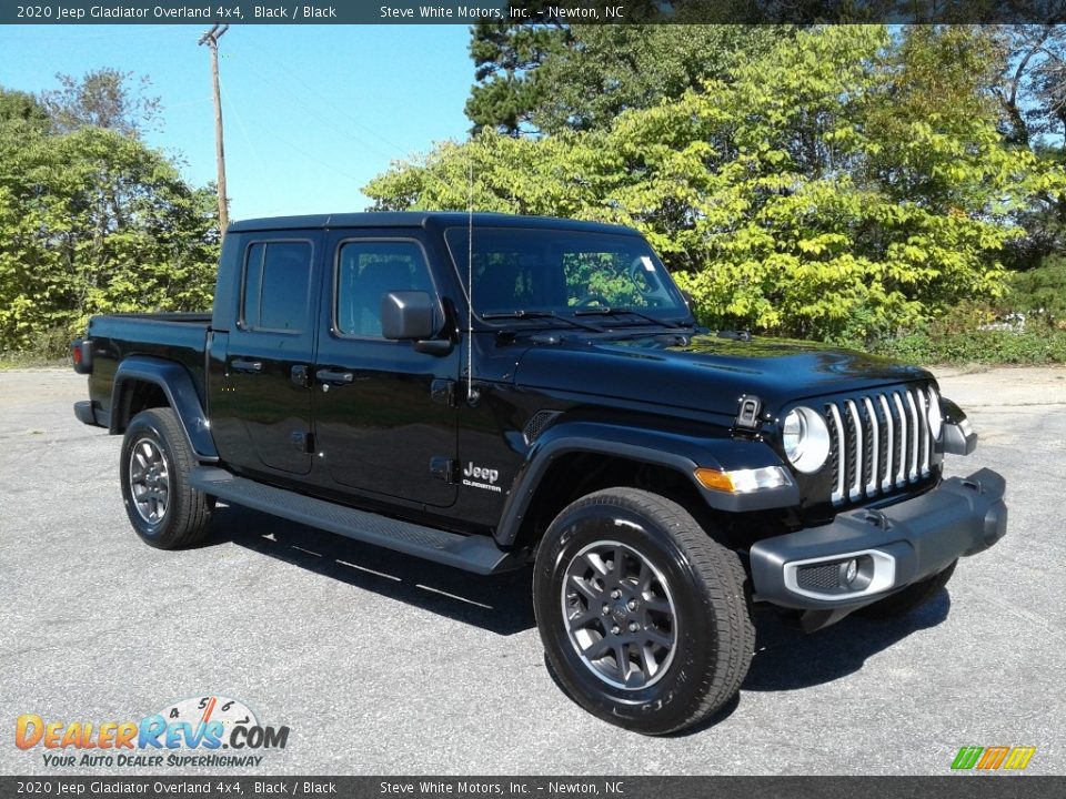 2020 Jeep Gladiator Overland 4x4 Black / Black Photo #4