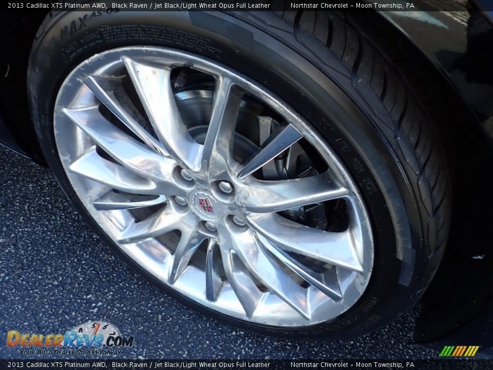 2013 Cadillac XTS Platinum AWD Black Raven / Jet Black/Light Wheat Opus Full Leather Photo #13