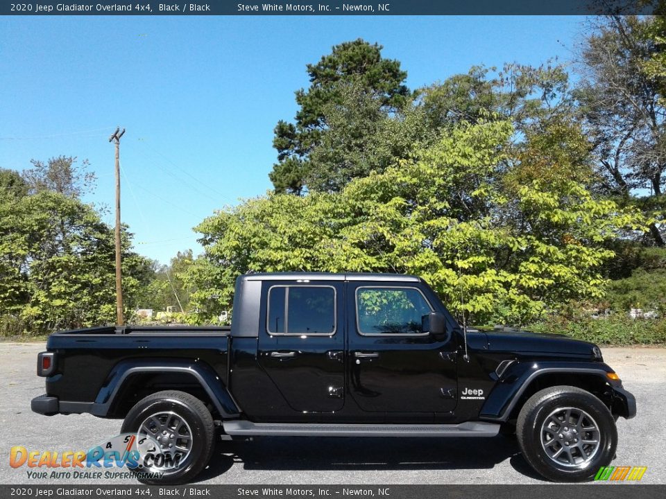 2020 Jeep Gladiator Overland 4x4 Black / Black Photo #5